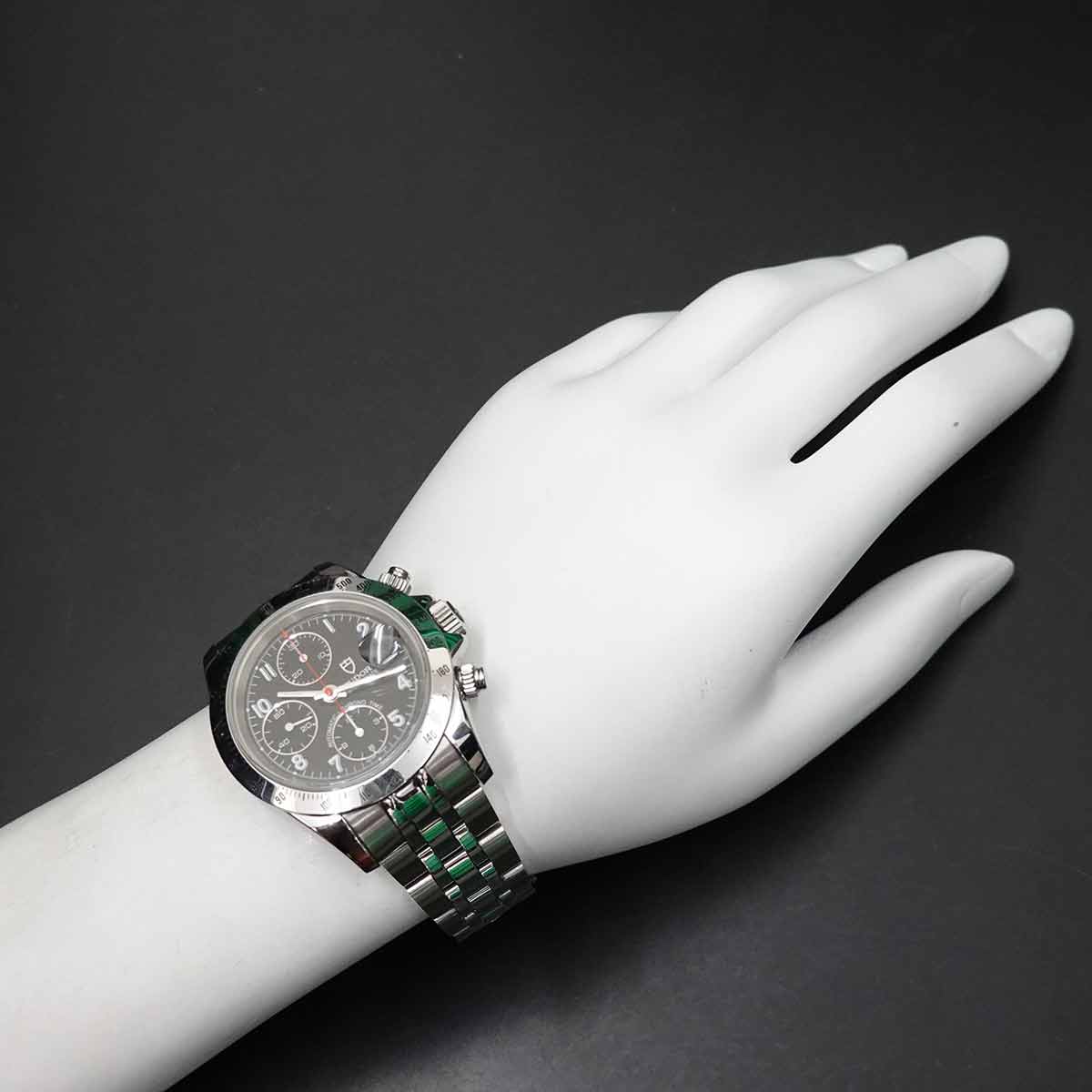 Chrono Time Prince Date 79280P Date Automatic Black Dial