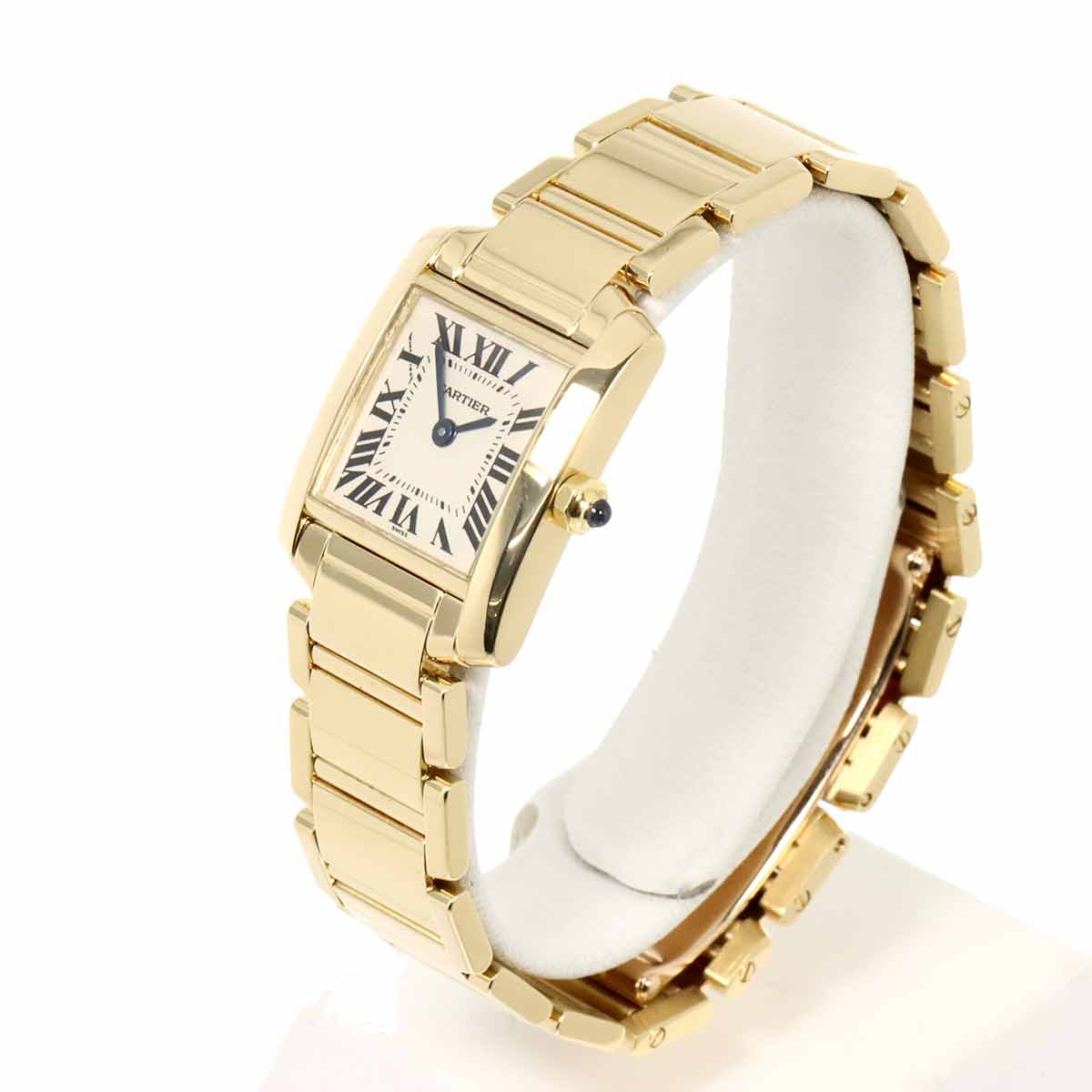 Tank Francaise SM W50002N2 K18YG Quartz Cream Dial Ladies