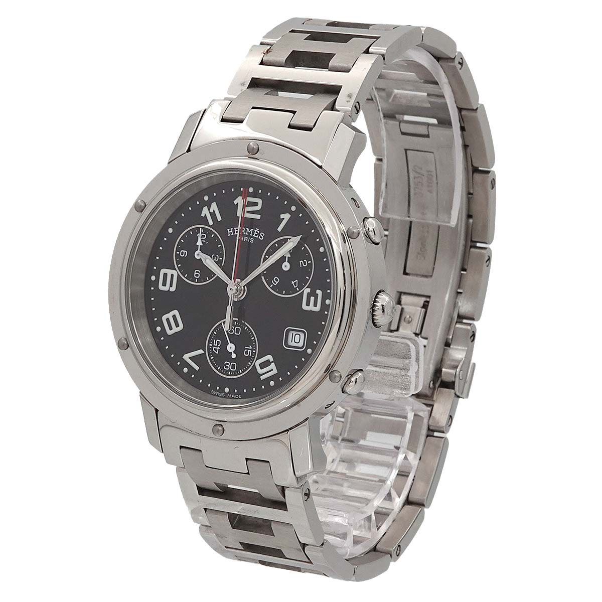 Clipper Chronograph CL1.910 Date Black Dial Mens Watch