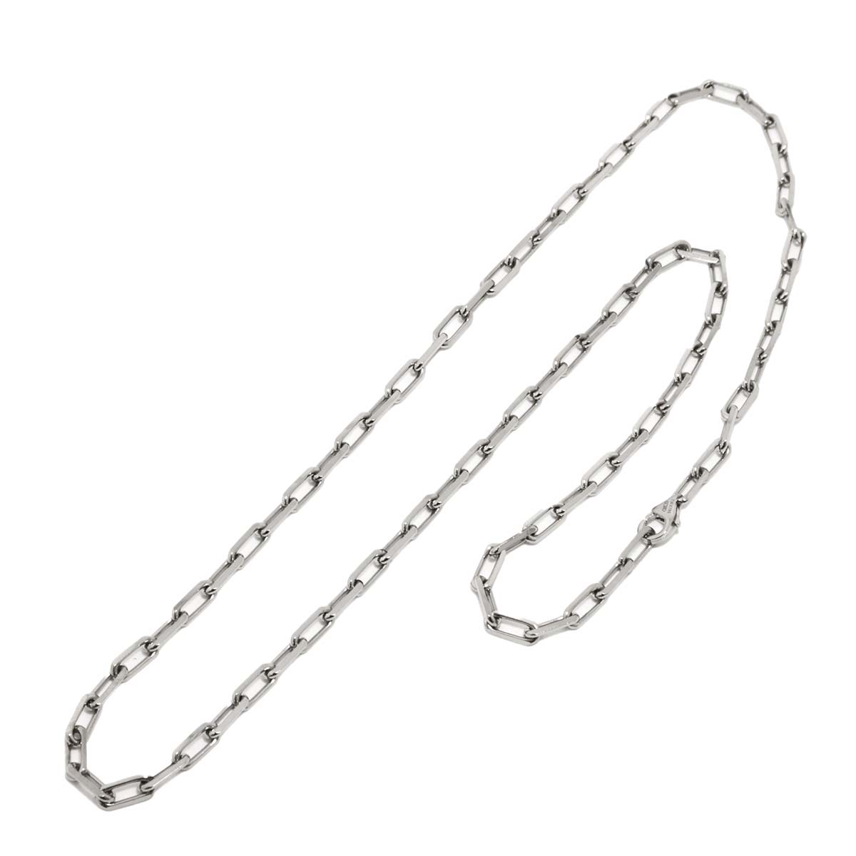 Santos Chain Necklace 18K White Gold 750