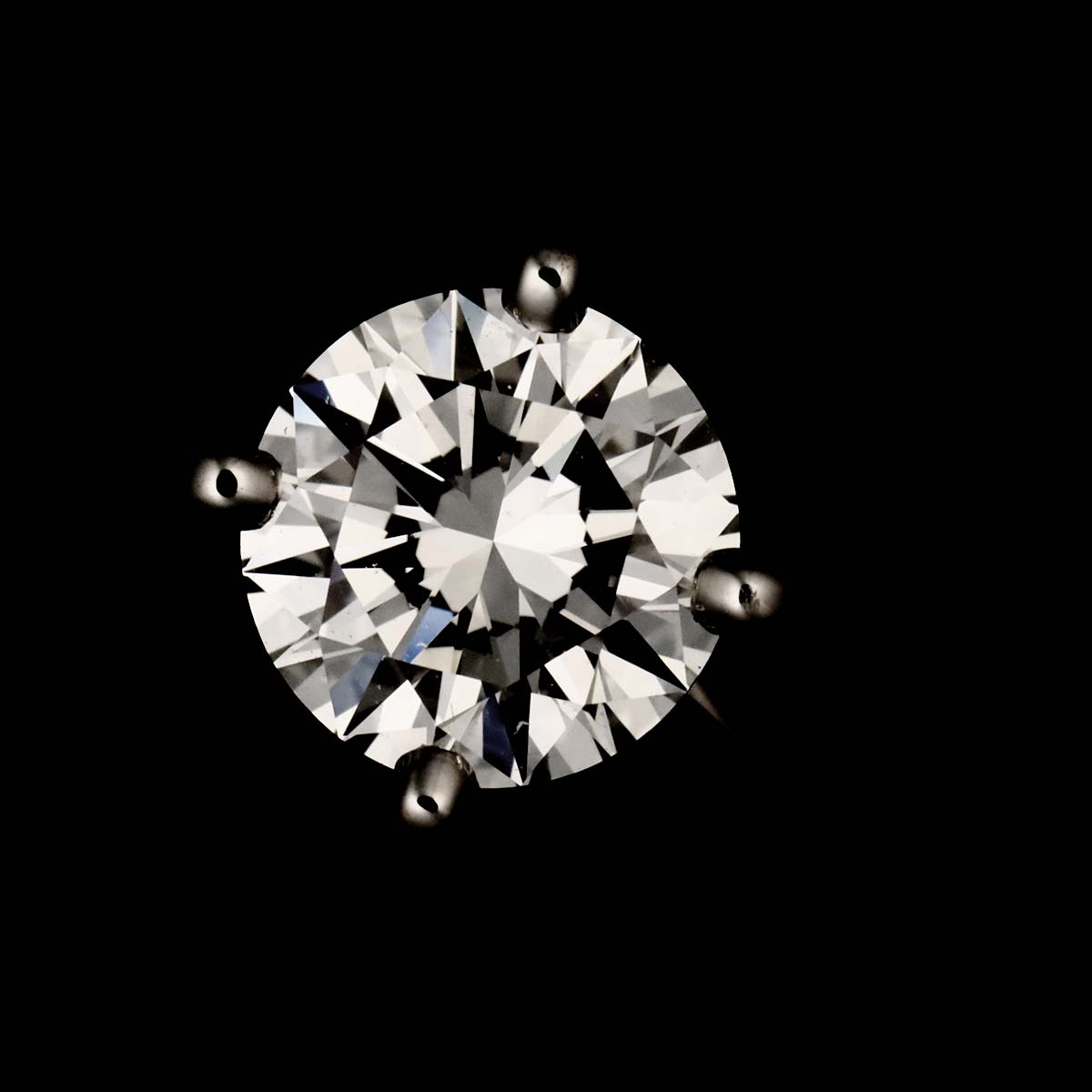 Diamond 1.06ct G/VS1/3EX Ring Pt Platinum size47 4(US)