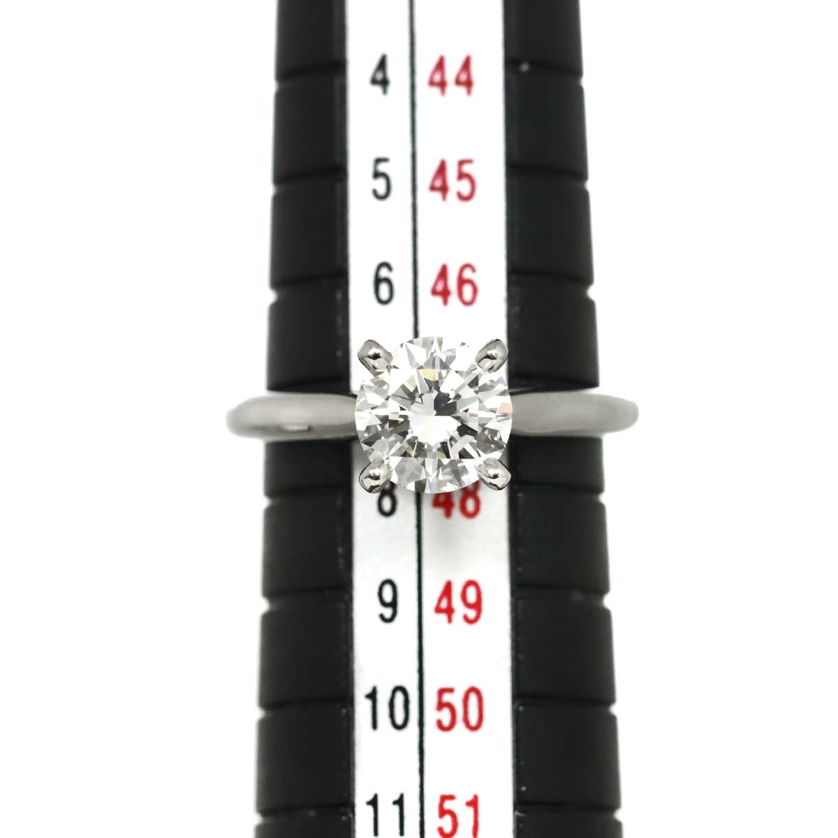 Diamond 1.06ct G/VS1/3EX Ring Pt Platinum size47 4(US)