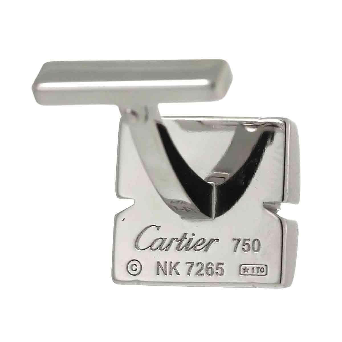 Tank Francaise Diamond Cufflinks 18K WG 750