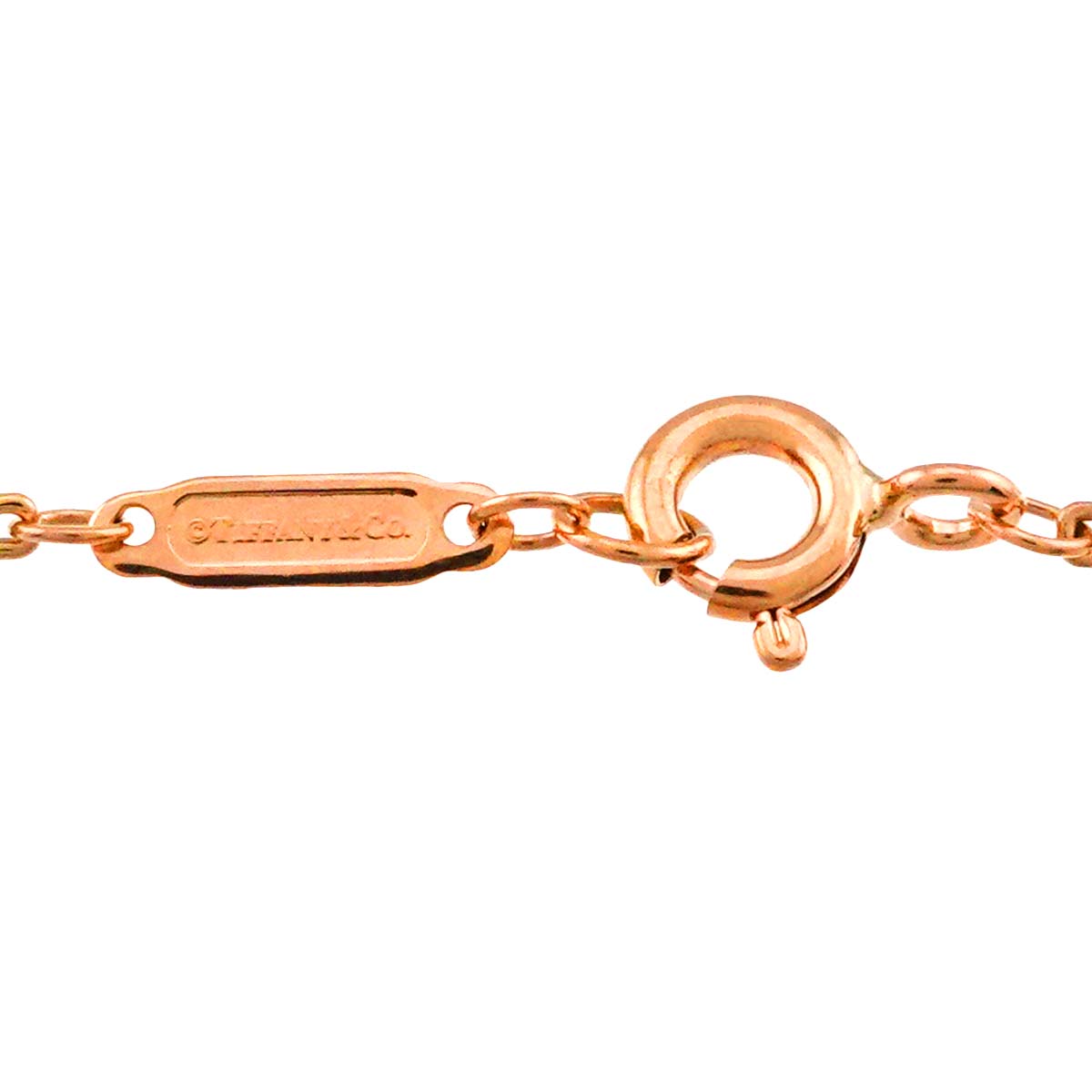 Hardware Link Necklace 18K PG Pink Gold 750