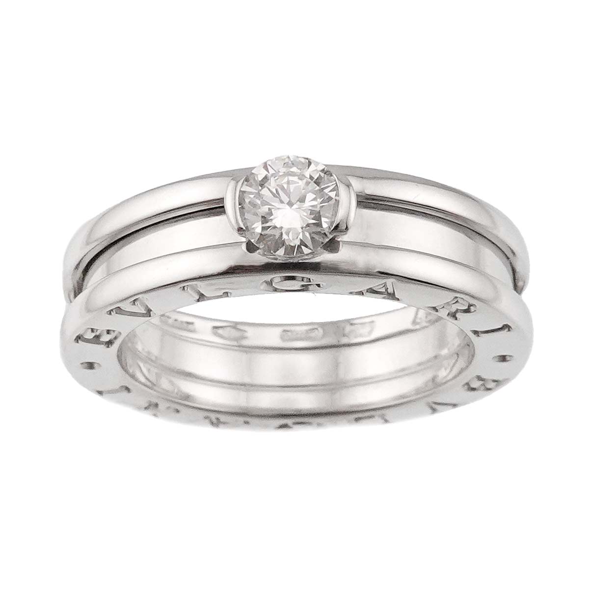 B-ZERO1 Diamond 0.30ct D/VVS1 Ring 18K WG size48 4.5(US)