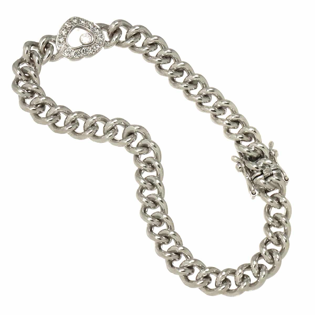 Happy Heart Diamond Bracelet 18K WG 750
