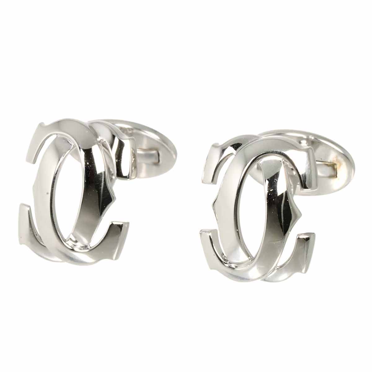 2C C2 Cufflinks 18K White Gold 750
