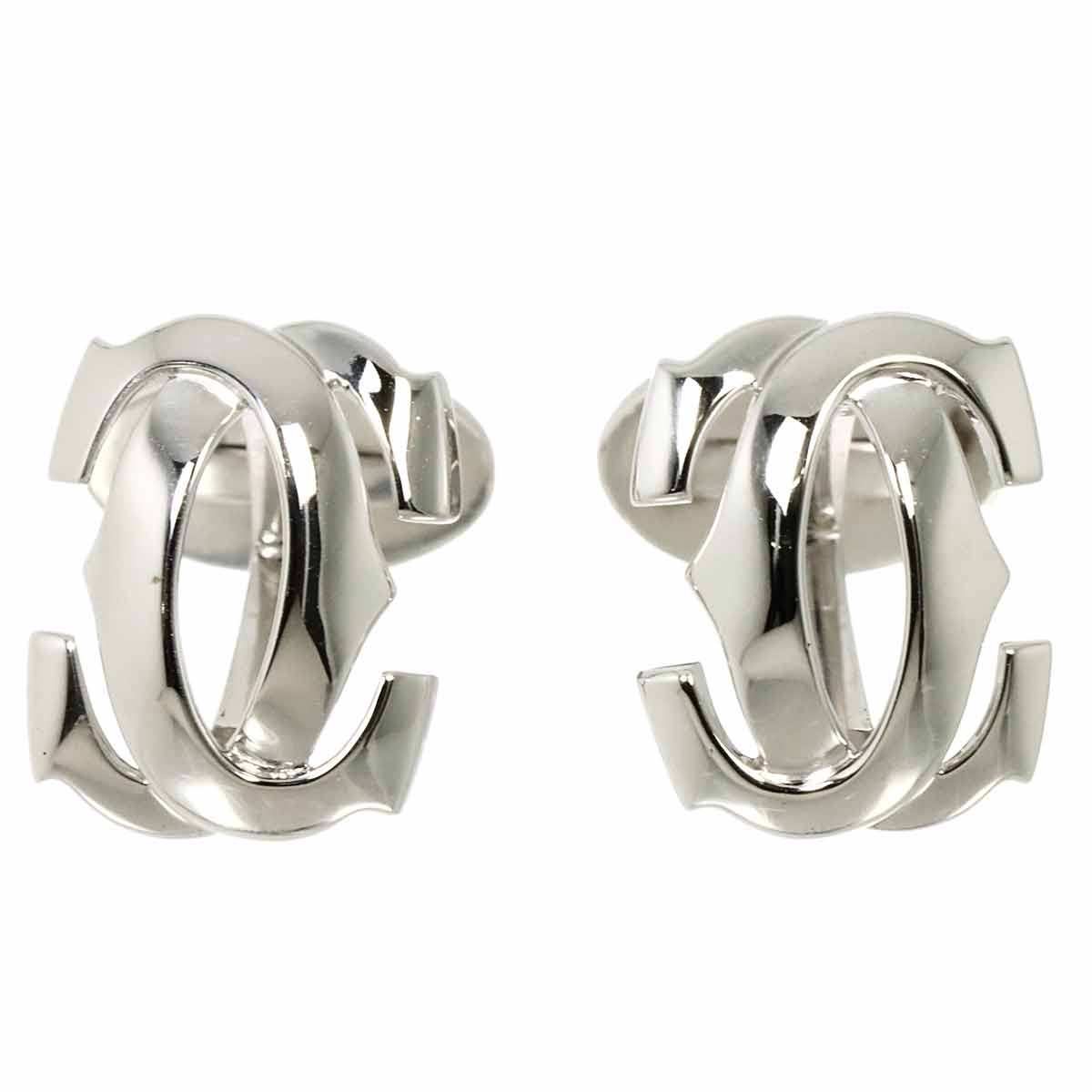 2C C2 Cufflinks 18K White Gold 750