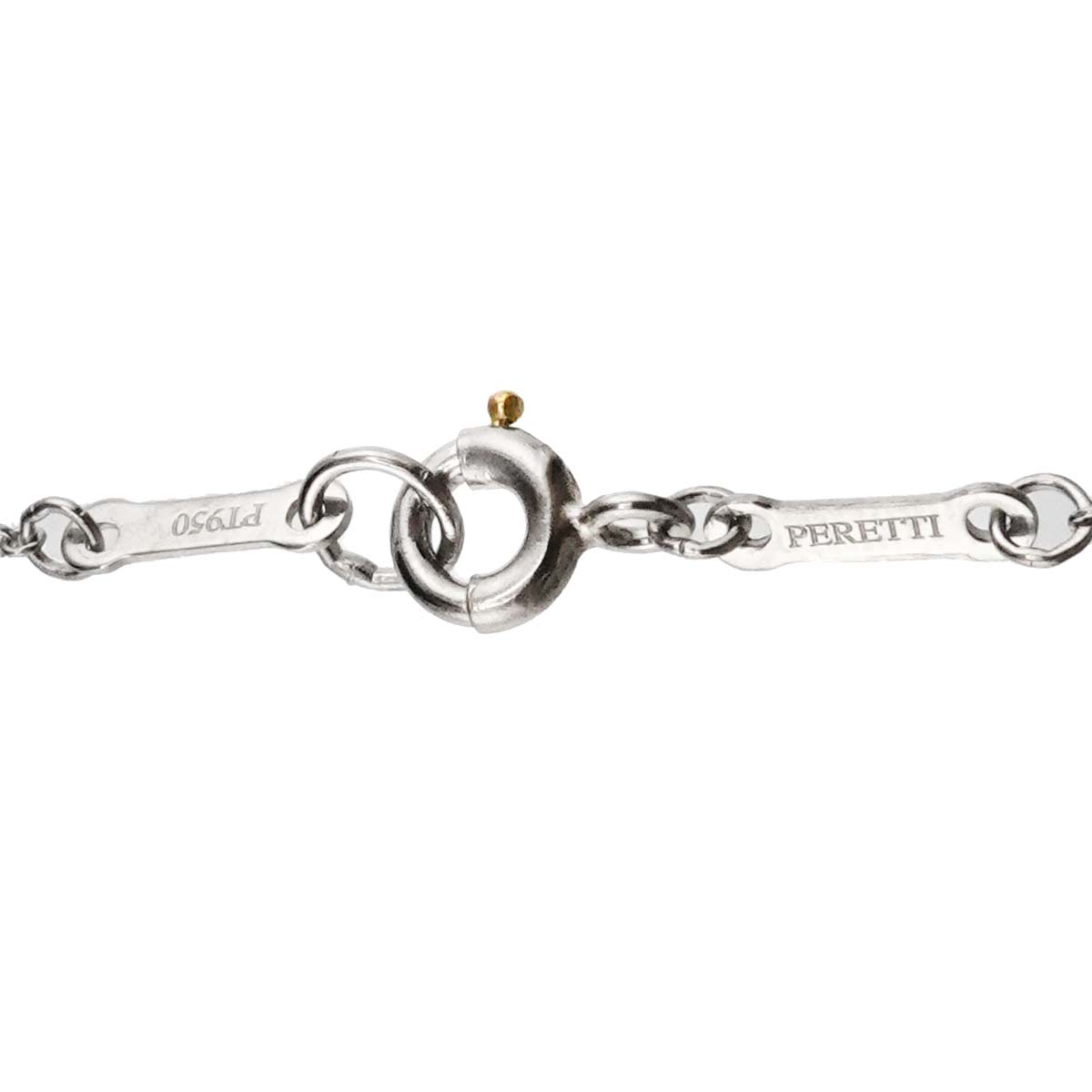 Small Cross Necklace Platinum