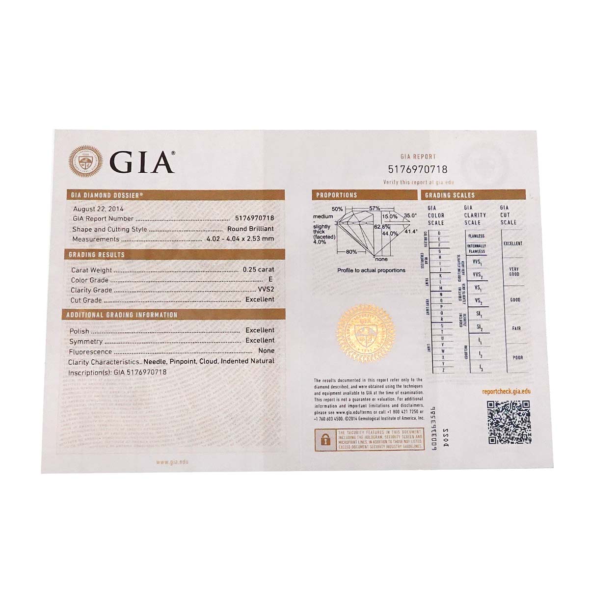 RUBAN Diamond 0.25ct E/VVS2/3EX Ring Pt size51 5.5-5.75(US)