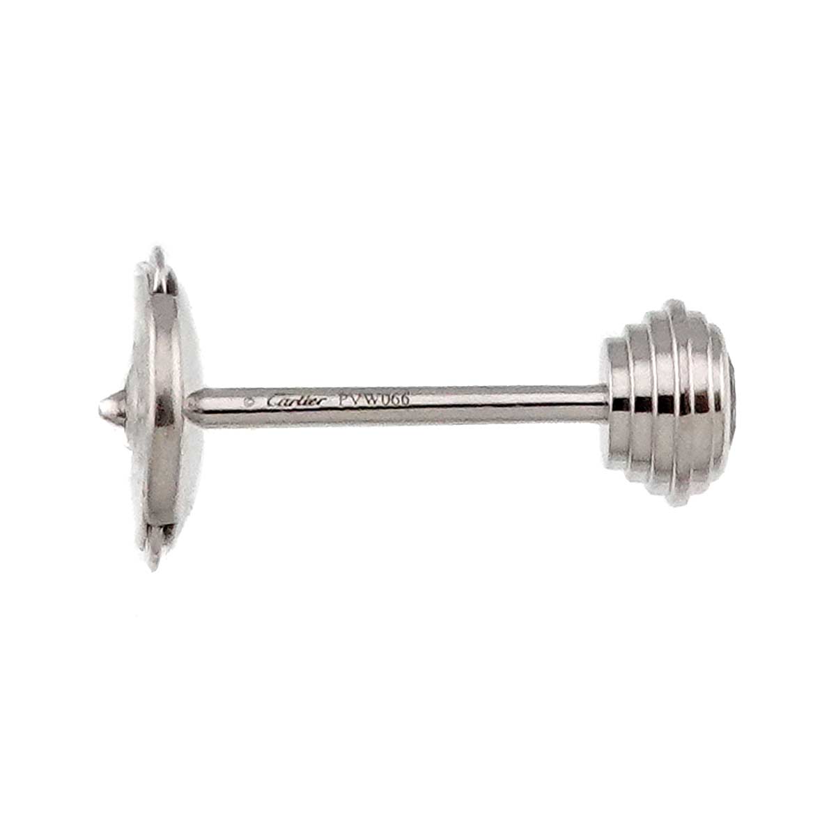 Damour SM Diamond Earrings Pierced 18K WG 750