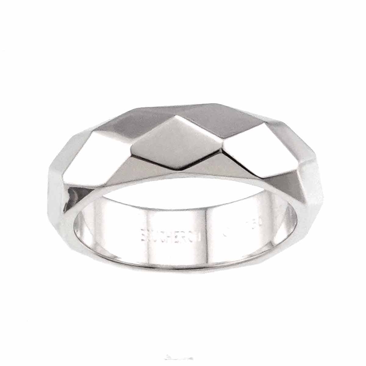 Facet Ring 18K White Gold 750 Size51 5.25(US)