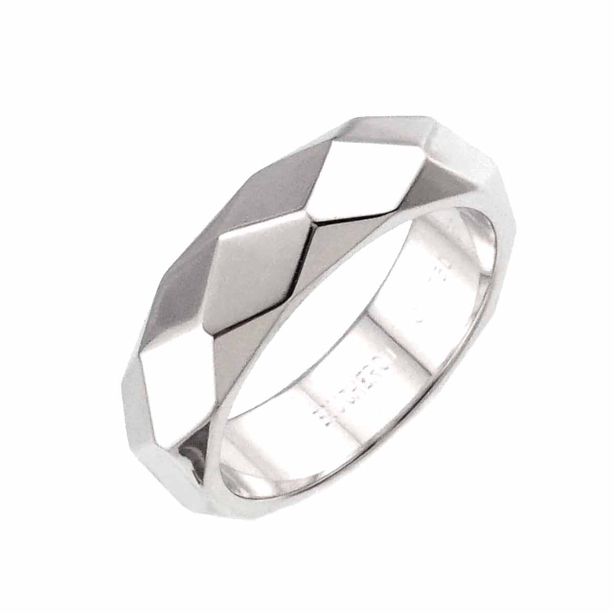 Facet Ring 18K White Gold 750 Size51 5.25(US)