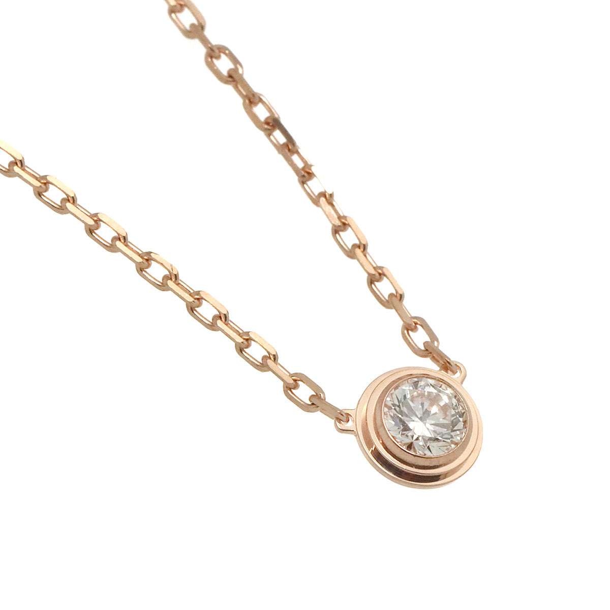 d'Amour Diamond Necklace LM 18K Pink Gold 750