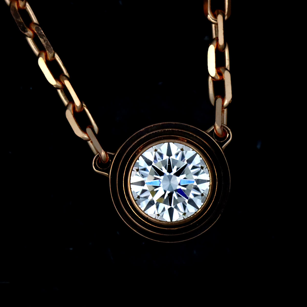 d'Amour Diamond Necklace LM 18K Pink Gold 750