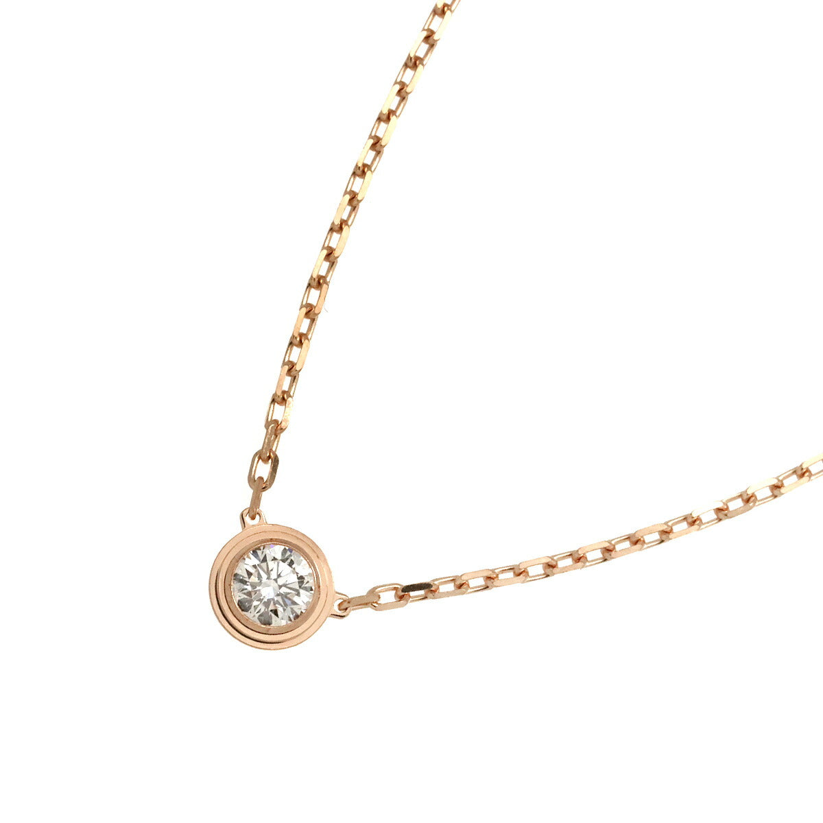 d'Amour Diamond Necklace LM 18K Pink Gold 750