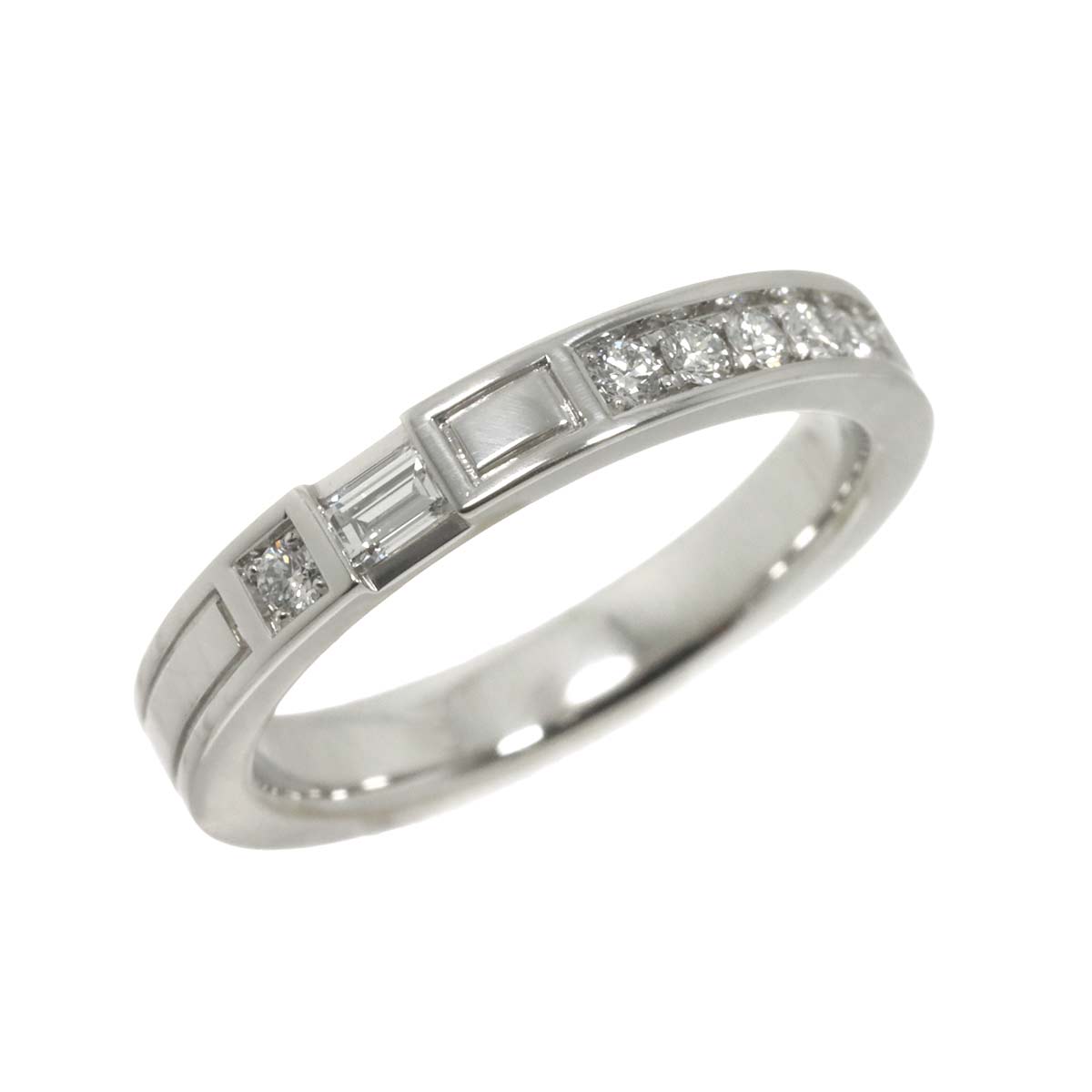 Traffic Diamond Ring Pt Platinum size4.75-5(US)