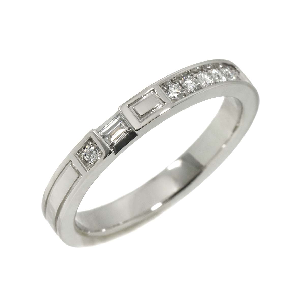 Traffic Diamond Ring Pt Platinum size7.5(US)