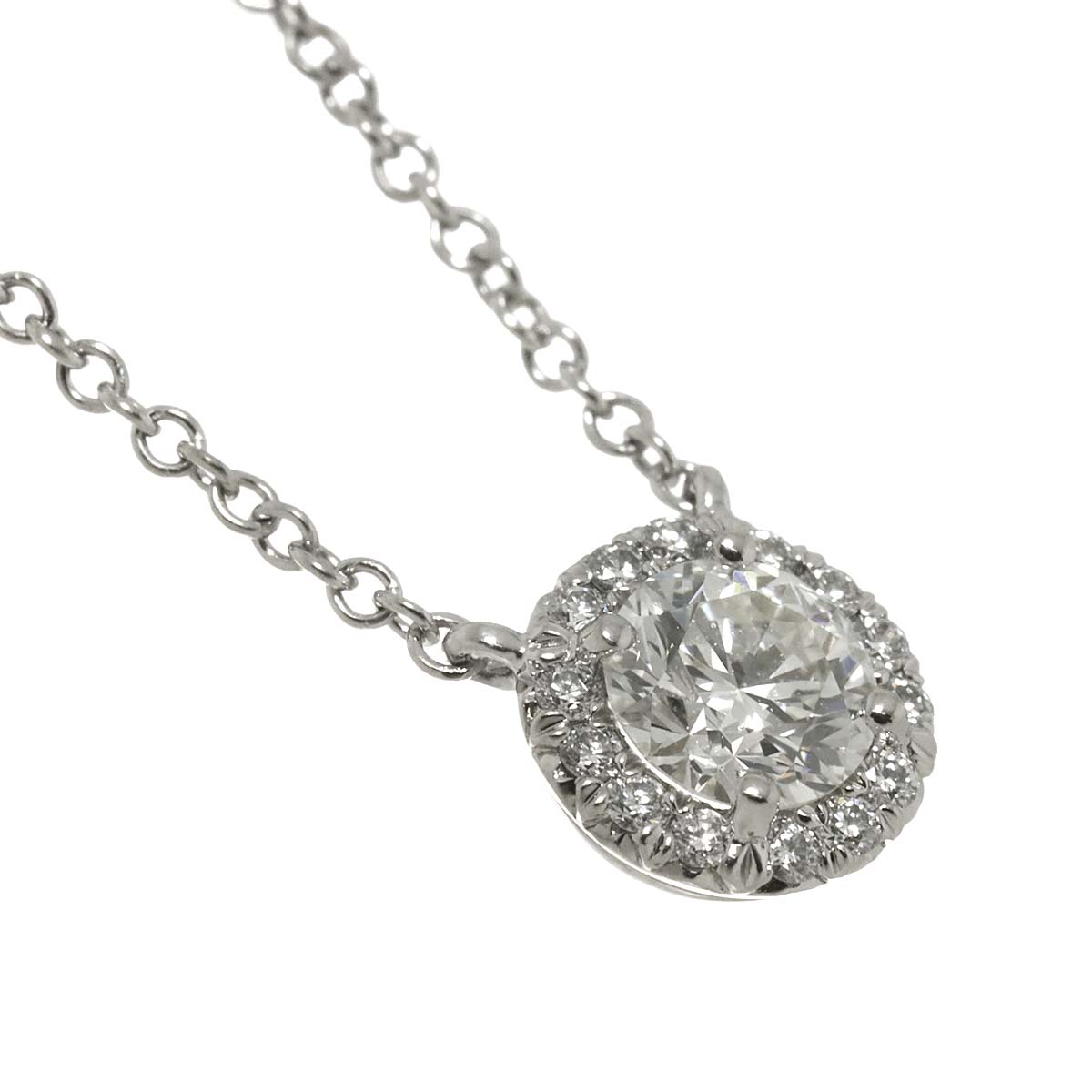 Diamond 0.32ct J/VVS2/3EX Necklace Platinum