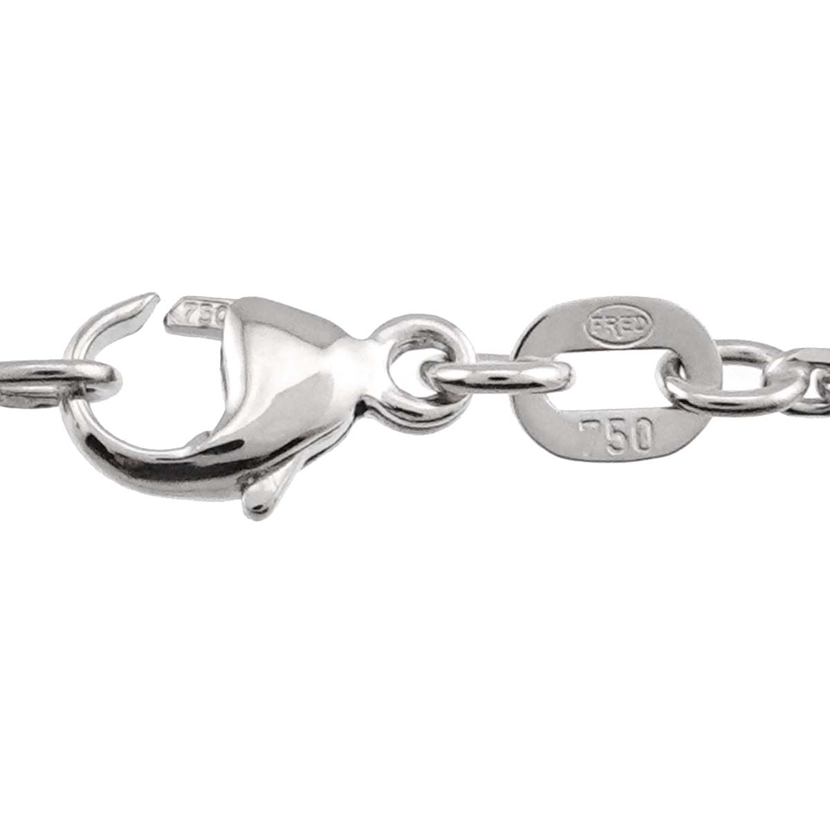 Diamond 0.08ct Necklace 18K WG 750