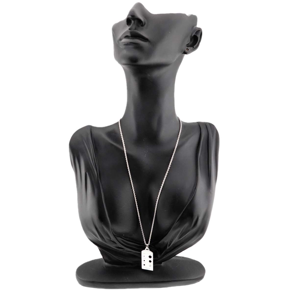 Diamond 0.08ct Necklace 18K WG 750