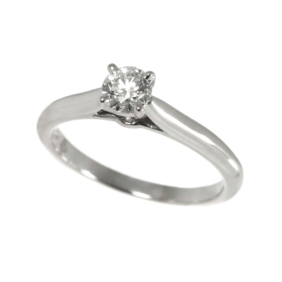 Diamond 0.25ct E/VVS2/3EX Ring Platinum Size45 3.25(US)