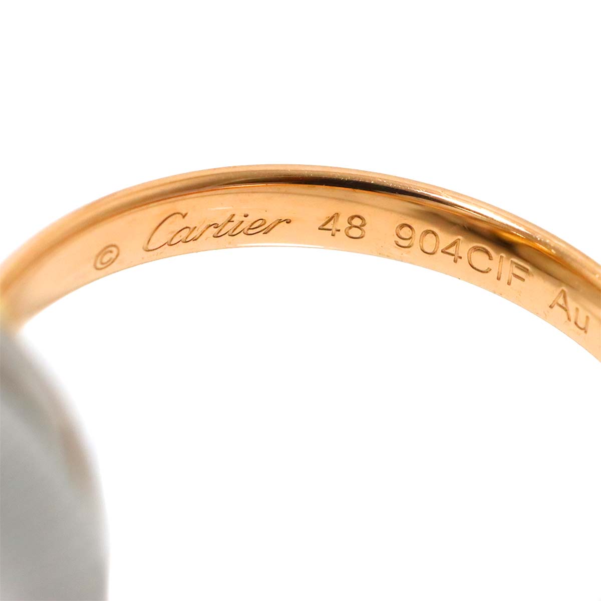 Trinity Ring SM 18K YG WG PG 750 Size48 4.5(US)