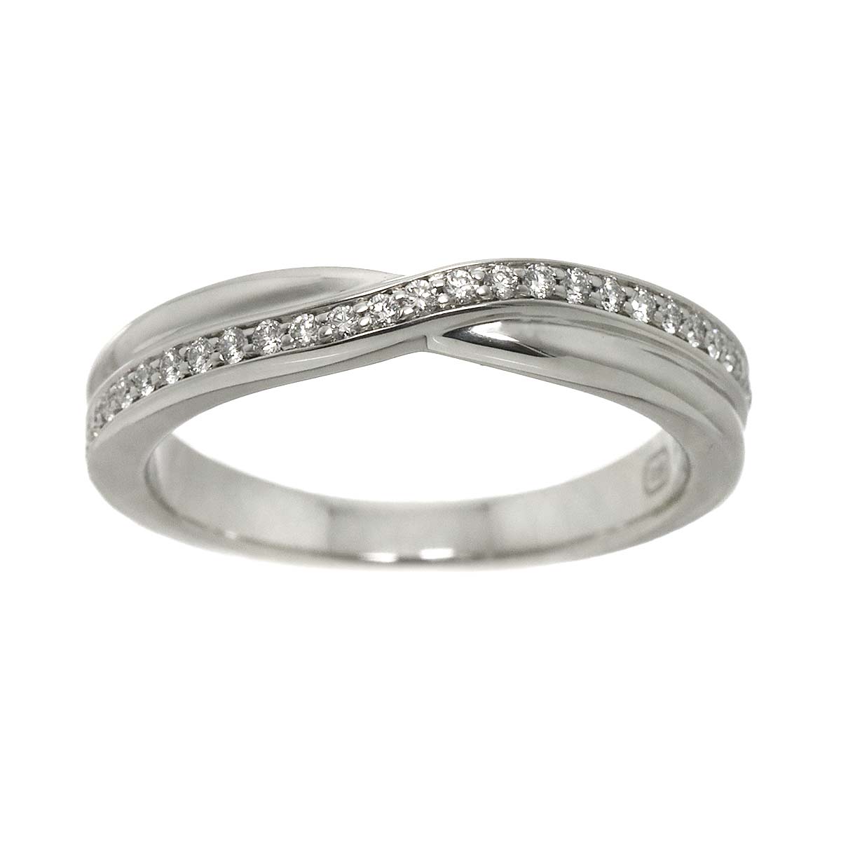 Diamond Ring Pt Platinum size4-4.5(US)