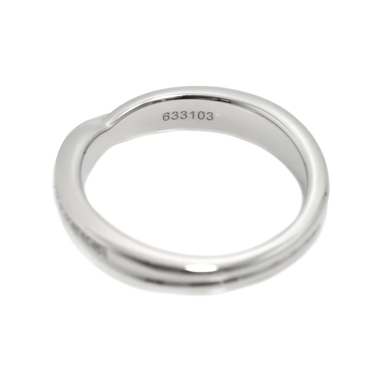 Diamond Ring Pt Platinum size4-4.5(US)
