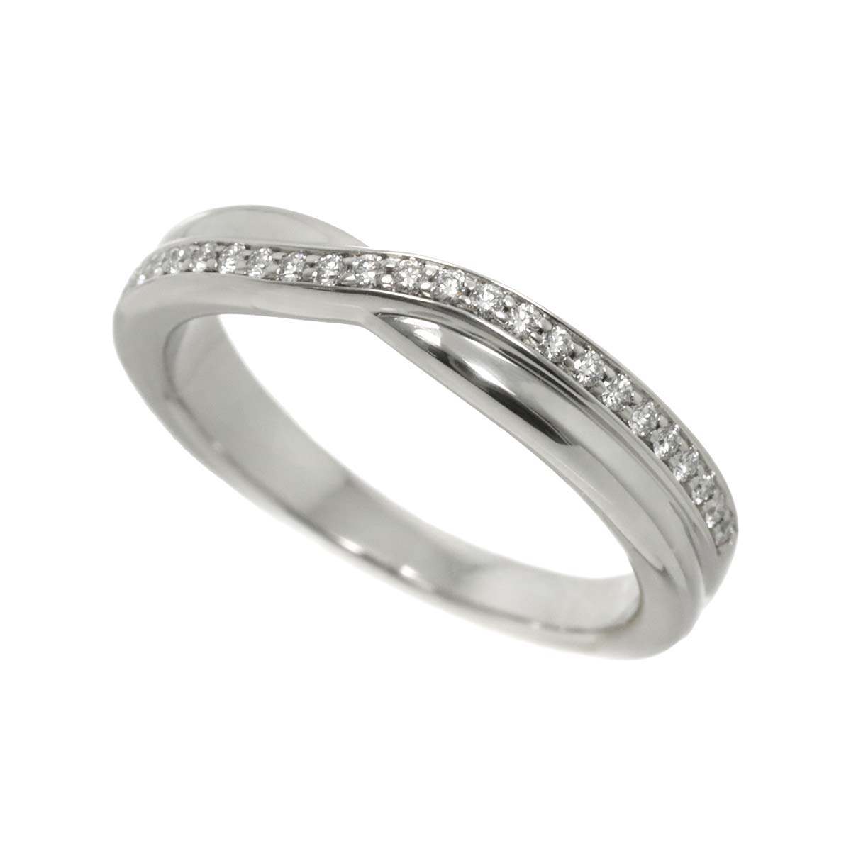 Diamond Ring Pt Platinum size4-4.5(US)