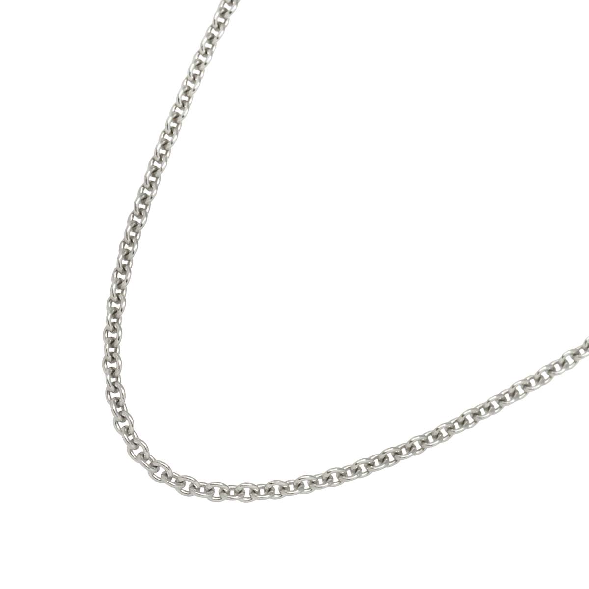 Chain Necklace 18K White Gold 750