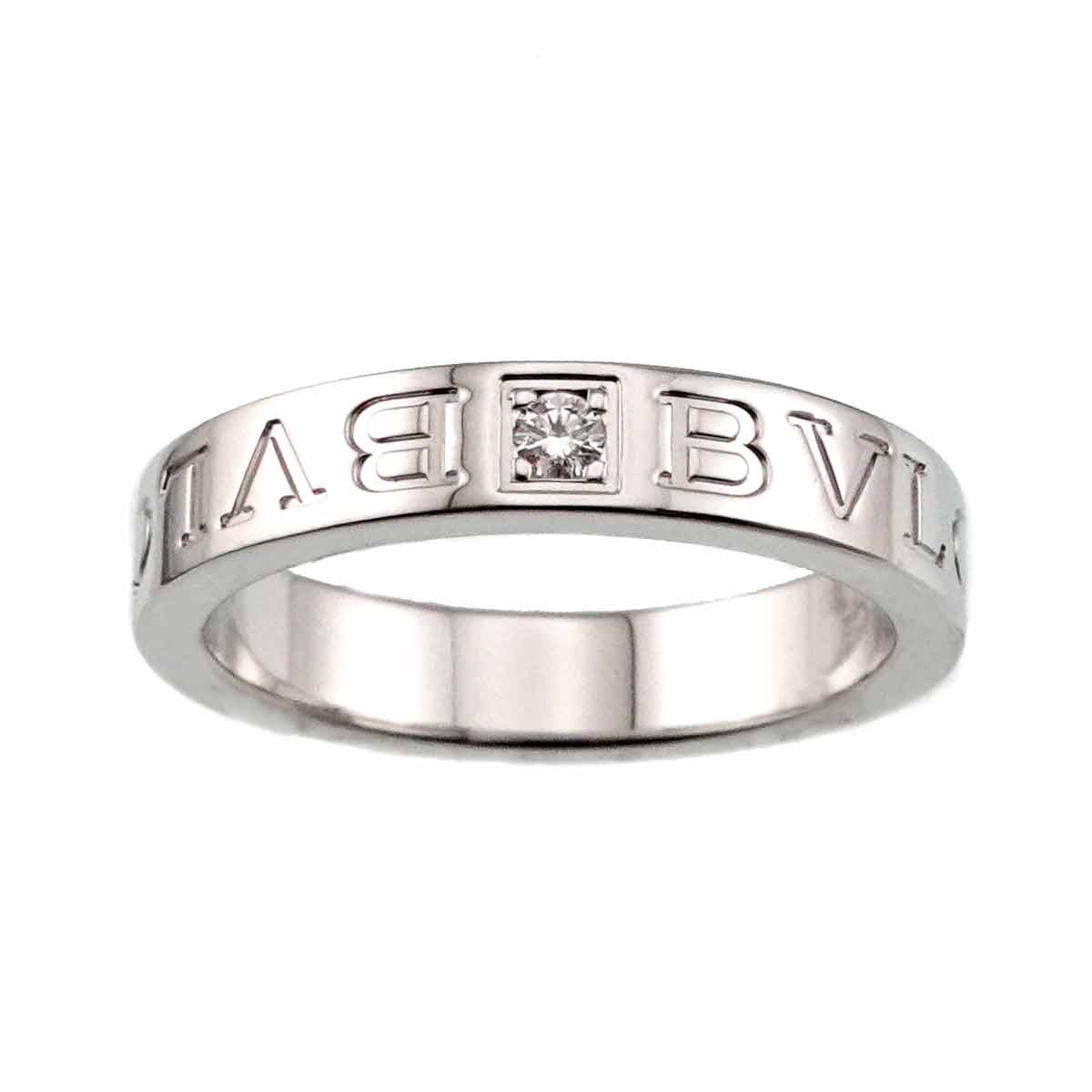 B-ZERO1 Diamond Ring 18K WG 750 size6.25-6.5(US)