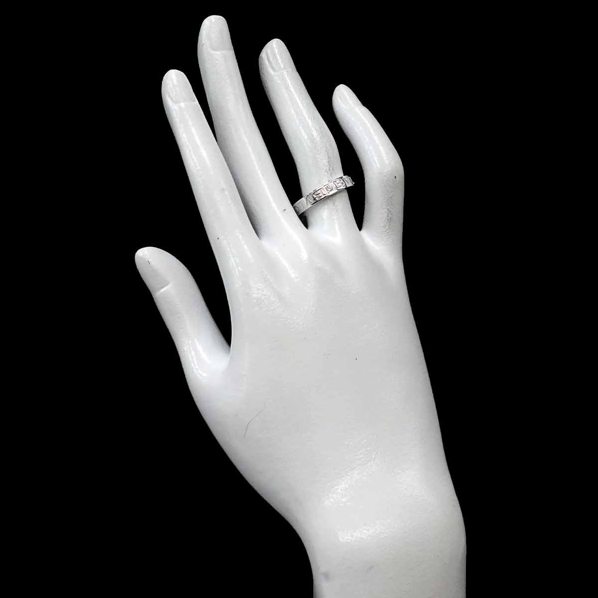 B-ZERO1 Diamond Ring 18K WG 750 size6.25-6.5(US)