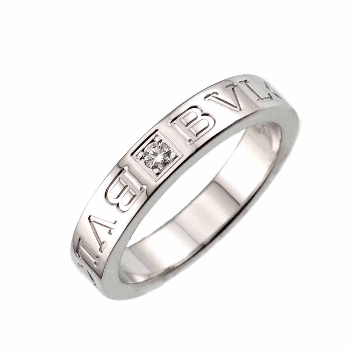 B-ZERO1 Diamond Ring 18K WG 750 size6.25-6.5(US)