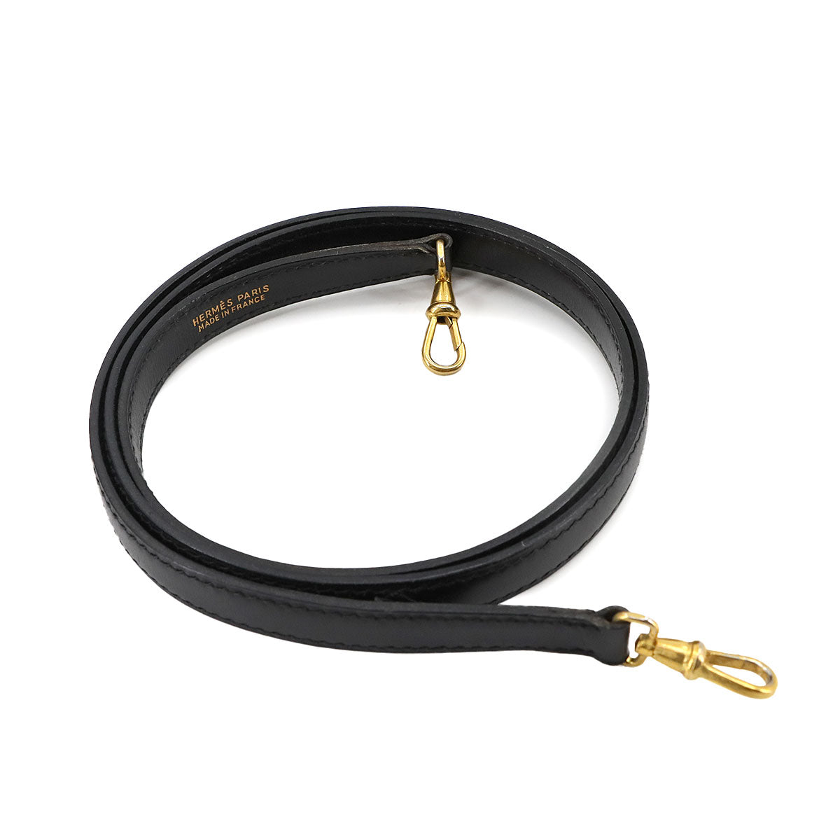 Mini Kelly 20 Hand Shoulder Bag Box Calf Leather Black Purse