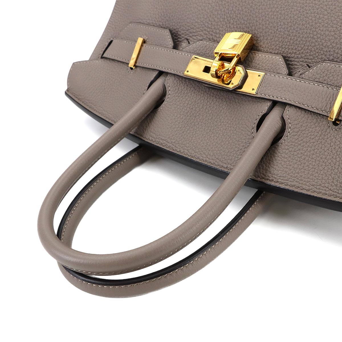 Birkin 30 Veat Tog Gris asphalt Hand Bag Purse