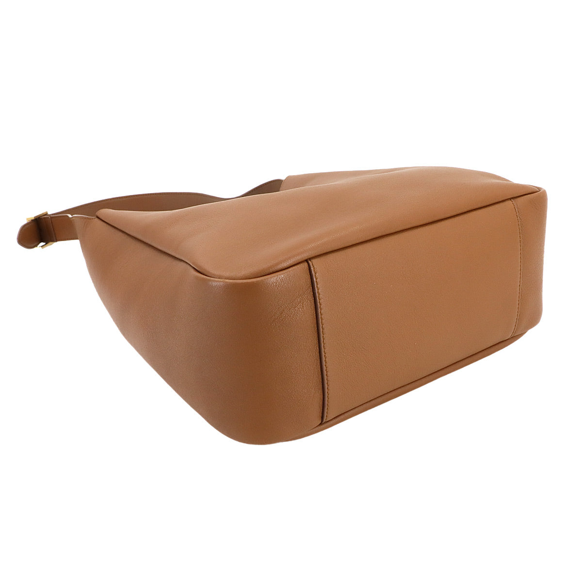 Le 5 A 7 Large Shoulder Bag Leather Brown 753837