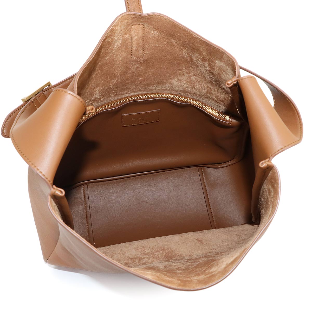 Le 5 A 7 Large Shoulder Bag Leather Brown 753837