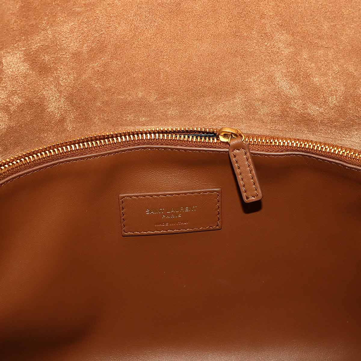 Le 5 A 7 Large Shoulder Bag Leather Brown 753837