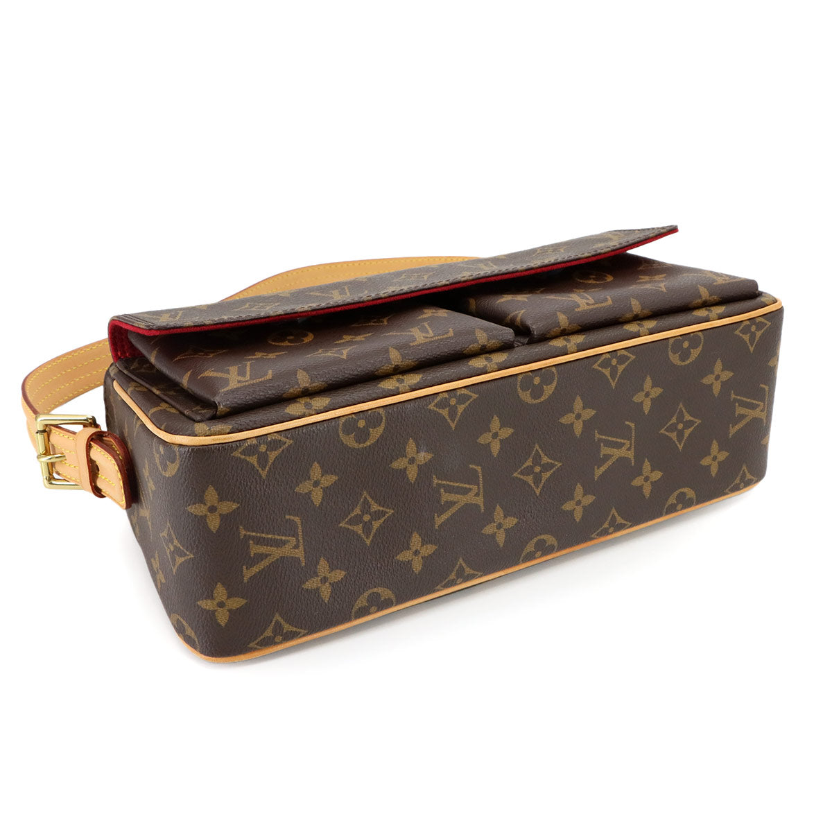 Monogram Viva Cite MM Shoulder Bag Brown M51164 Purse