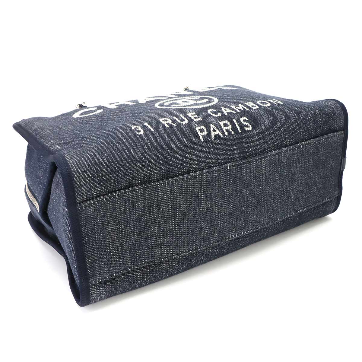 Deauville Bowling Bag 2way Hand Chain Shoulder Navy A92750