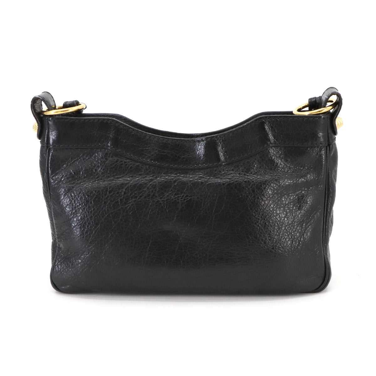 Giant Hip Shoulder Bag Leather Black 237203 Purse