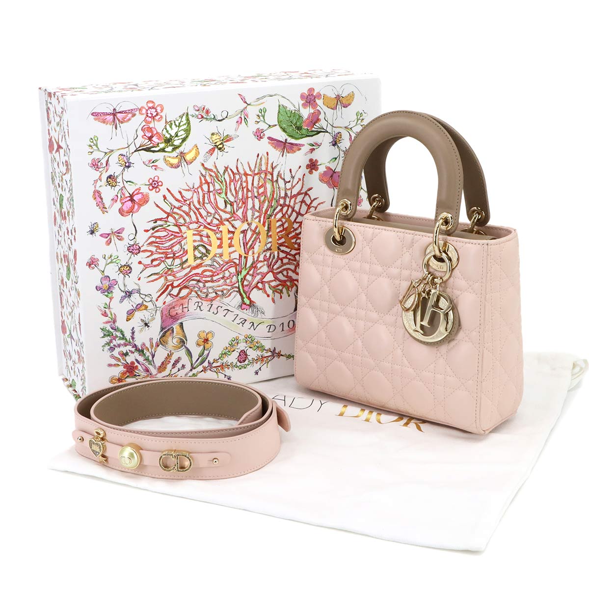 Lady Dior My ABCDior Small Hand Shoulder Bag Leather