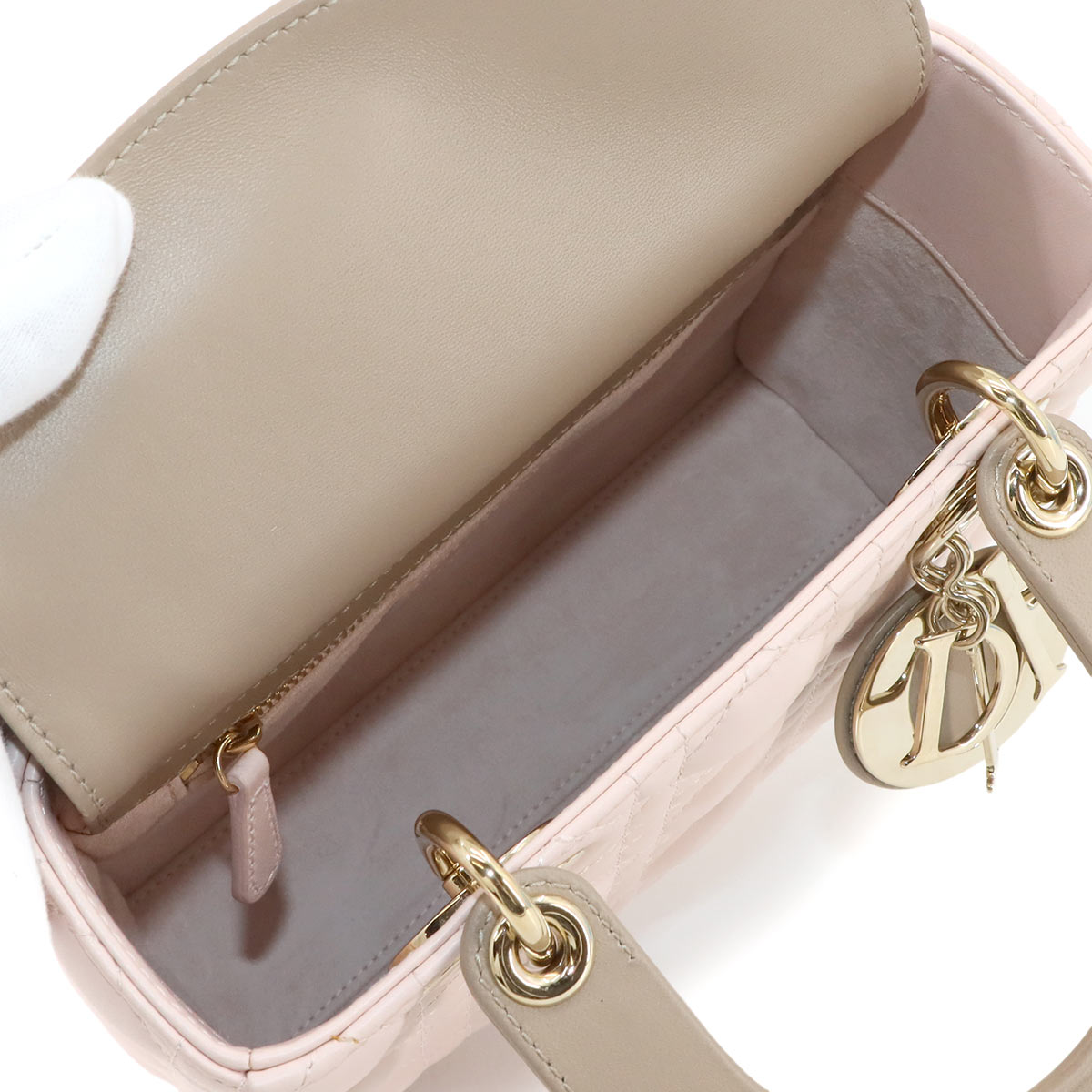 Lady Dior My ABCDior Small Hand Shoulder Bag Leather