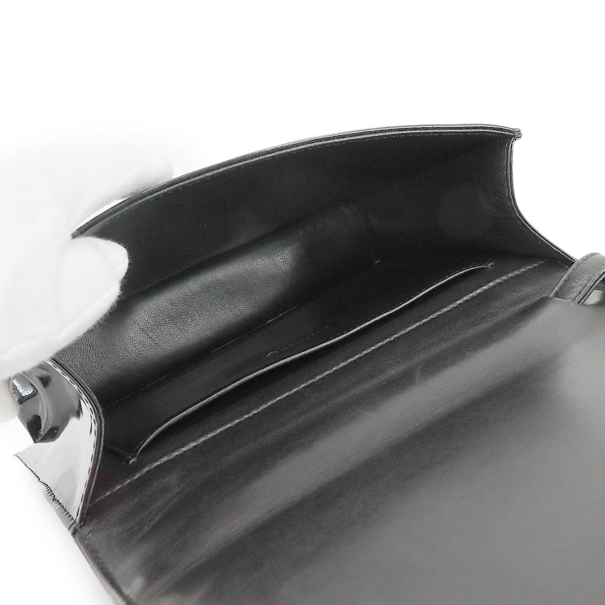 JUST A DROP OF NO.5 Clutch Bag Patent leather Leather A17585