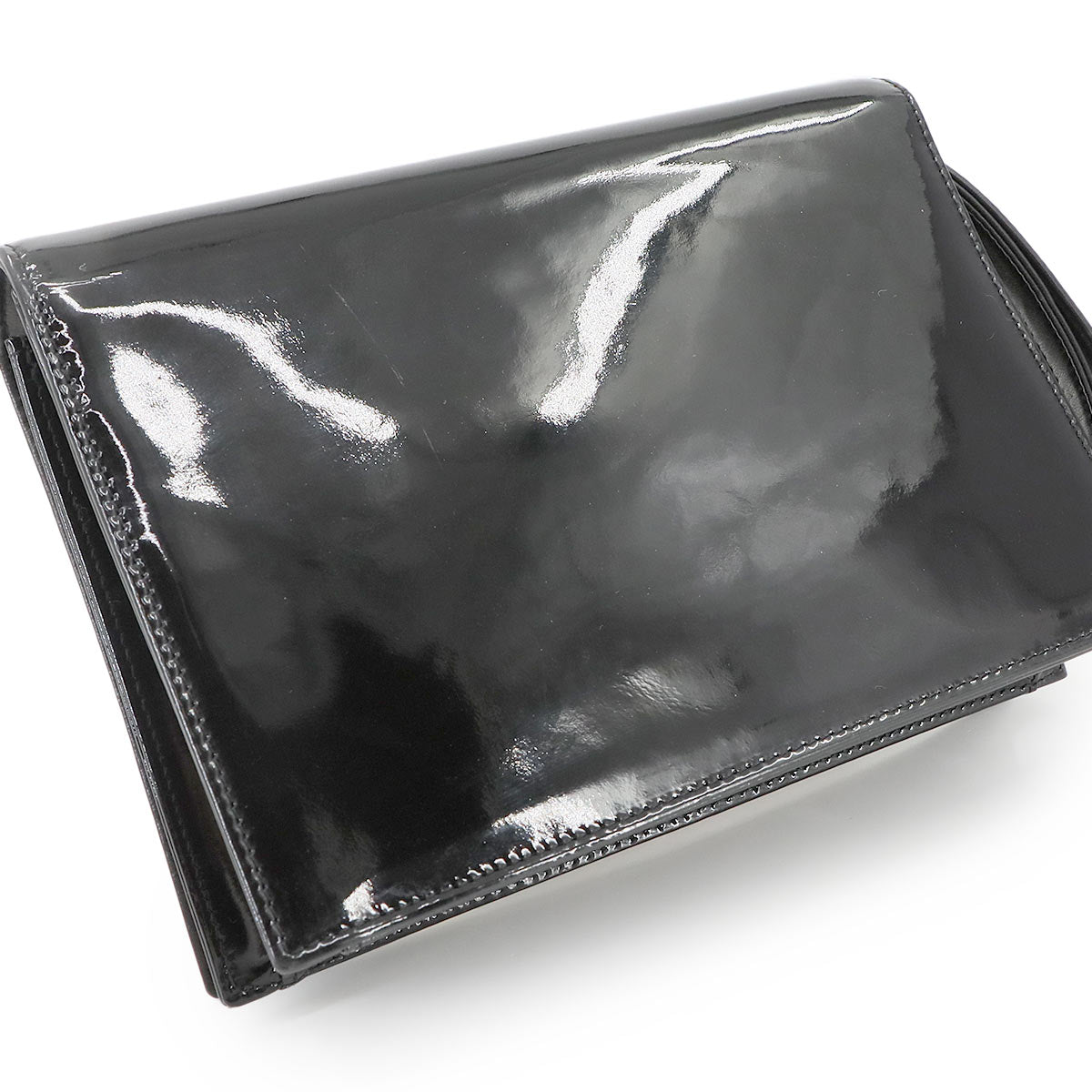 JUST A DROP OF NO.5 Clutch Bag Patent leather Leather A17585