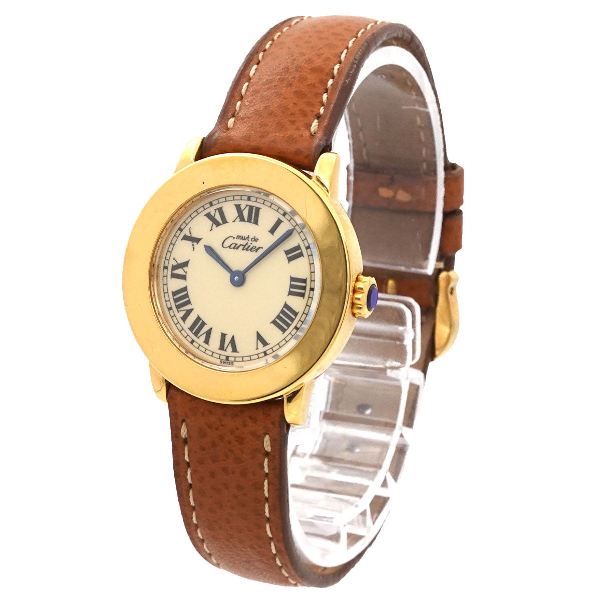 Must Ronde Vermeil W1008743 Cream Dial Silver 925 Ladies Watch