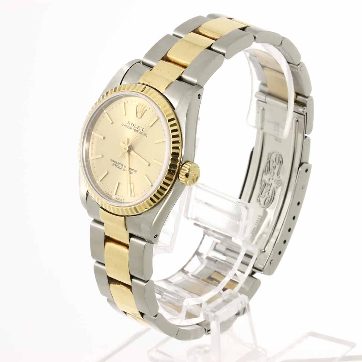 Oyster Perpetual 67513 YG Automatic Serial N Gold Dial Boys
