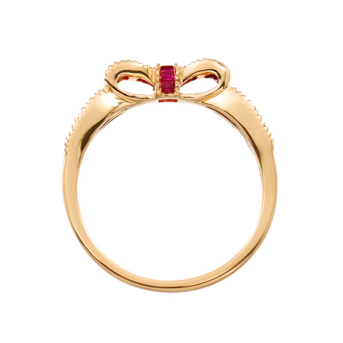 Ruby 1.02ct Ring 18K PG Pink Gold 750 9(US)