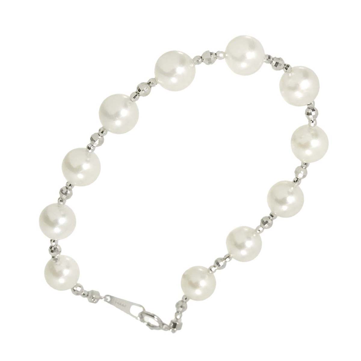 Akoya Pearl 8.1mm Bracelet 18K WG White Gold 750